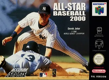 All-Star Baseball 2000 (Europe) box cover front